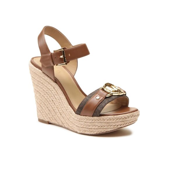 Michael Kors Women's Rory Espadrille Platform Wedge Sandals Size 7 New - Picture 2 of 13